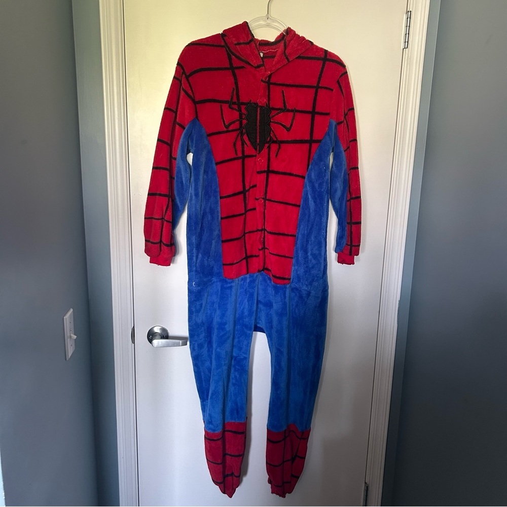 Vintage Spiderman Fleece Onesie
